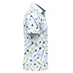 Chemises de golf pour hommes confortables, à séchage rapide, respirantes, 100 % coton, prix de gros, pas cher. - Product Image 4