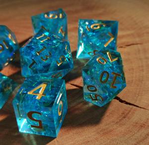 Ensemble de dés en résine haut de gamme pour jeux de table professionnels DND RPG – Fournitures de jeu en gros - Product Image 2