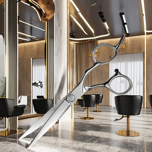 Tijeras de Peluquería Profesionales 2026 de Alta Gama para Diestros, No Plegables, de Acero Inoxidable Japonés, Herramientas de Belleza con Hoja Recta Afilada - Product Image 1