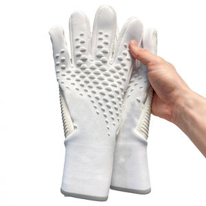 2026 Full Finger Goalkeeper Gloves Black With Neon Green Accents Full Finger Non Slip Breathable Adjustable Wrist <b>Strap</b> Unisex - Product Image 3