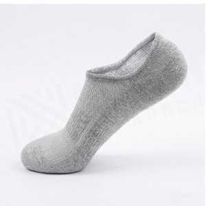 North Approach Ankle <b>Socks</b> Black Gray Striped Breathable <b>Running</b> <b>Socks</b> for Adults Summer Season - Product Image 3
