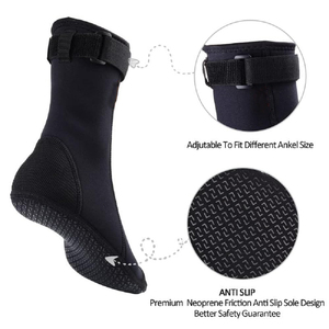 Professional Athletic Sand <b>Socks</b> Lightweight Breathable Neoprene Beach Booties For Secure And Comfortable Movement On Sand - Product Image 3