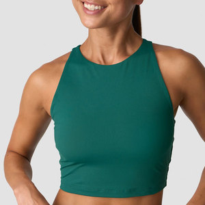 Nueva Camiseta de Yoga Transpirable para Mujer, Top Corto sin Mangas, de Alta Calidad, OEM, Ajustada, para Verano, Deportiva, para Correr - Product Image 3