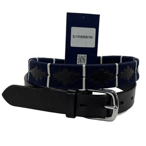 Ceinture en cuir noir de qualité supérieure avec boucle à ardillon pour motards - Product Image 4