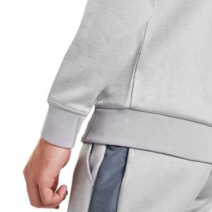 Sudadera con capucha de bloque de color para hombre, chándal de dos piezas con logotipo personalizado, moda de otoño e invierno, 2021OEM - Product Image 4