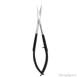 <b>Precise</b> Tip Eyebrow Scissors for Eyebrow Trimming Stainless Steel Craft Scissor with Black Color Coating Pointed Tip - Product Image 2