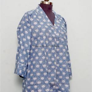 Chemise longue en coton style kimono pour femme, charme capricieux, élégance fluide et soyeuse, robes décontractées en gros - Product Image 4