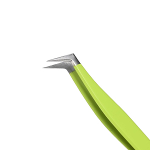Pinza Profesional para Pestañas en Ángulo, de Acero Inoxidable, Precisión en Forma de L, Punta Fina, Herramienta para Extensión de Pestañas - Product Image 3