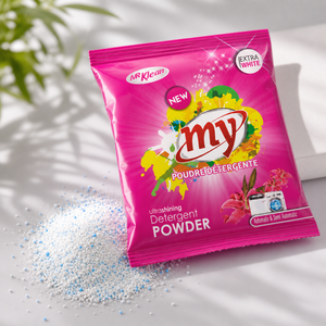 Detergente en Polvo para Ropa con Aroma a Rosas OEM |   Limpiador de Ropa Ultra Blanco de Alta Espuma |   Potente Quitamanchas de Calidad para Exportación a Granel - Product Image 2