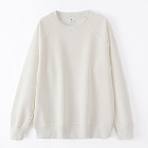 Nouveau sweat-shirt décontracté sportif pour homme, en coton pur, couleur unie, coupe ample, épaules tombantes, sweat-shirt tendance à col rond pour homme - Product Image 2