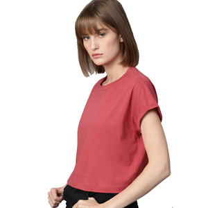 Camiseta Gráfica de Algodón Suave para Mujer, Transpirable, Informal, de Verano, Elegante, de Manga Corta, a la Moda - Product Image 5