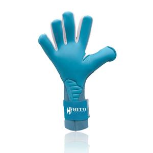 <b>Goalkeeper</b> <b>Gloves</b> Giga Latex Backhand Rubber Inject Negative Roll Attached Strap Rubber T-Tab Finger And Thumb Wrap - Product Image 3