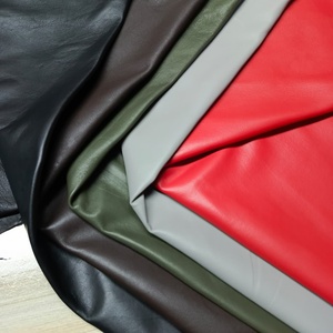 Cuir de mouton noir véritable fait main sur mesure, usage polyvalent pour chaussures, meubles, canapés, sacs à main, bagages, directement de la tannerie - Product Image 1