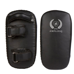 Almohadillas de Cuero para Boxeo Tailandés, Ligeras, Transpirables, Ecológicas, Personalizables, con Asas Seguras, Diseño Curvo, Cómodas - Product Image 1