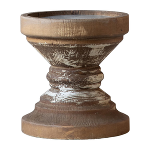 เชิงเทียนไม้แบบวินเทจสำหรับตกแต่งโต๊ะอาหารและห้องนั่งเล่น - Product Image 1