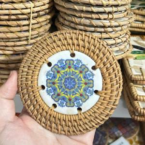 Elegante Juego de Posavasos de Ratán, Tapete de Escritorio, Perfecto para Decoración de Mesa, Fiestas de Cumpleaños y Decoración Festiva, de la India - Product Image 4