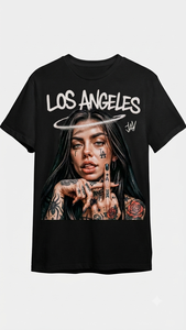Camiseta con Diseño Personalizado, Estampado Frontal, 100% Algodón, Cuello Redondo, Corte Holgado, Talla Grande, Manga Corta, con Letras, 300g, Transpirable, Casual - Product Image 3