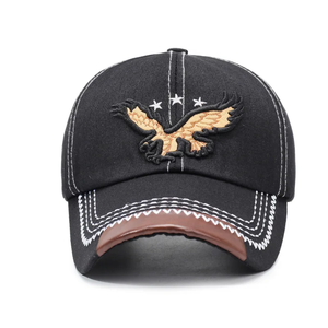 Casquette de soleil tendance brodée d'un aigle – Style casquette de baseball pour les vacances et les loisirs - Product Image 4