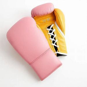 Gants de boxe de qualité supérieure, très demandés, avec logo personnalisé, en cuir de vachette, pour entraînement et boxe professionnelle - Product Image 2