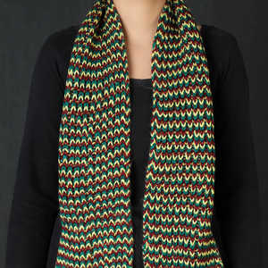 ผ้าพันคอถักแบบยูนิเซ็กซ์เคลือบกันน้ำ - ผ้าพันคอฤดูหนาวเนื้อนุ่ม - ผ้าพันคอถักลายริบพร้อมโลโก้สั่งทำพิเศษ - Product Image 4