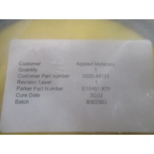 AMAT 0020-48131 Parker E10461-X01 Dooe <b>Seal</b>, 108526 - Trusted Global Legacy Semiconductor Equipment and Parts at - Product Image 1