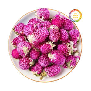 Flores de Amaranto Globo Secadas con Cuidado, de Colores Brillantes y Forma Redonda, para Decoración del Hogar, Proyectos DIY y para Té - Product Image 2