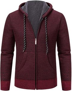 Sudadera con Capucha de Invierno para Hombre, Juvenil, Estilo Urbano, Corte Regular, Tejido de Punto, 100% Algodón, Impermeable, Transpirable, con Bolsillos - Product Image 2