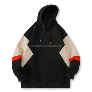 Primavera suelta de gran tamaño de talla grande sudadera nuevos deportes Casual cuello redondo en blanco hombres pulóver Vintage Sudadera con capucha - Product Image 5