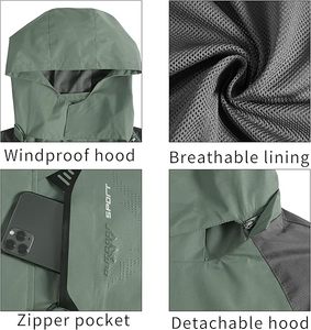 Rain <b>Jacket</b> Practical and Stylish Raincoat - Product Image 3