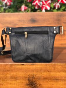 Riñonera de cuero genuino hecha a mano occidental nueva con cinturón ajustable riñonera elegante Vintage única riñonera ajustable a la cadera - Product Image 3