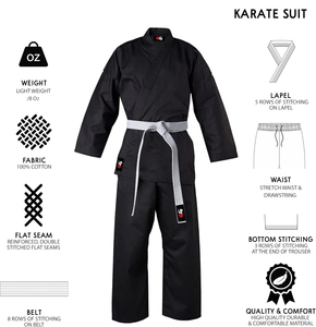 Uniformes de Karate para Adultos, Manga Larga, Opciones Personalizables, Nueva Llegada 2026, Calidad Premium, Ligeros, Transpirables, Unisex - Product Image 5