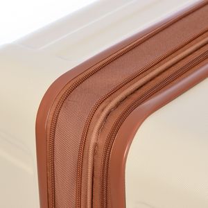 Nuovo modello 3 pezzi espandibile ABS Hardshell set di bagagli resistente 20 ''24'' 28 ''valigia TSA lucchetto Beige marrone Spinner ruote bagaglio - Product Image 6