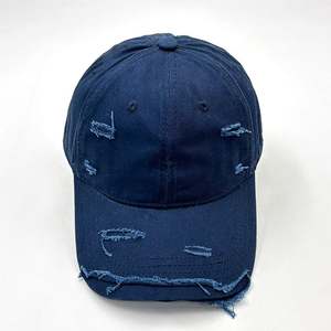 Casquette de camionneur en jean délavé vintage unisexe, réglable avec fermeture snapback, broderie strass, respirante et imperméable pour les sports de plein air - Product Image 5