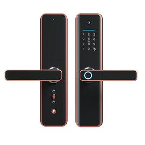 <span class=keywords><strong>Navicat</strong></span>-cerradura de puerta inteligente con cámara, dispositivo electrónico con contraseña Digital, huella Digital, Tuya, Wifi, App - Product Image 3