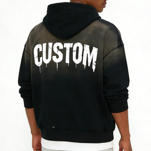 420Gsm Cotton Oversize Boxy Fit Zip up Hoodie Custom Streetwear Drop Shoulder Designer Precision <b>Stitching</b> <b>Hoodies</b> - Product Image 2