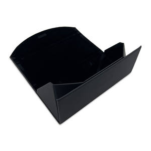 Étui rigide pliable en cuir PU texturé et doublure polaire pour lunettes, disponible en plusieurs couleurs - Product Image 5