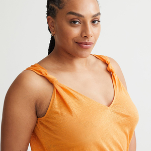 Chaleco Corto de Punto para Mujer, Estilo Urbano, con Capucha, Color Blanco, Decorado con Volantes, de Spandex, para Verano - Product Image 5