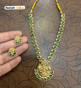 High Quality Traditional South Indian Ethnic Brass Bridal <b>Set</b> Zircon Flower Design Rose Gold Plated Third Party Certified Party - Product Image 2