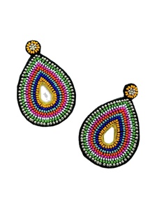 <b>Cute</b> Stylish Beautiful Fish Handmade Beaded Embroidery <b>Earring</b> New Design Fancy Trendy Fashionable Latest By Hiba Enterprises - Product Image 2