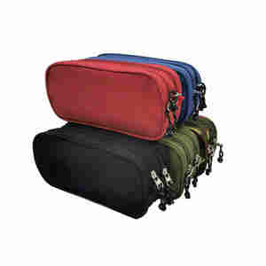 Estuche para Lápices de Doble Capa con Cierre de Cremallera, Marca DC, 300D, Poliéster Oxford, con Impresión de Logotipo Multicolor, para Estudiantes Escolares, Precio Bajo - Product Image 6