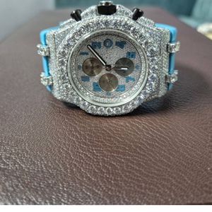 Reloj Clásico Personalizado para Hombre con Diamantes Cultivados en Laboratorio, Estilo Hip Hop, Joyería de Diamantes, Mejor Calidad, Precio al por Mayor - Product Image 6