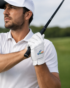 Guantes de Golf de Cuero Blanco Premium, Rendimiento Profesional, Transpirables, Perforados, con Logotipo Personalizado, Guantes de Golf para Hombre, Venta al Por Mayor, OEM, ODM - Product Image 5