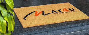 CocoMark Rustic™ Custom Logo Printed Coir Doormat <b>Large</b> <b>Outdoor</b> Natural Coir Entrance <b>Mat</b> with Rubber Backing - Product Image 2
