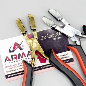 Alicates Profesionales Rectos y Dentados de Grado Quirúrgico para Extensiones de Cabello, Herramientas para Fusionar y Remover Pegamento de Extensiones de Cabello - Product Image 3
