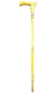 Solid Wood Walking <b>Cane</b> Adjustable Trekking Stick with Rubber Tip Lightweight Hiking Support Staff for Daily Use - Product Image 3