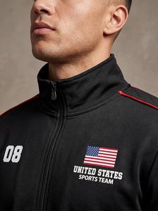 ชุดวอร์มผู้ชาย เสื้อแจ็คเก็ตแทรคสูทและกางเกงจ็อกกิ้งเข้าชุด - Product Image 4