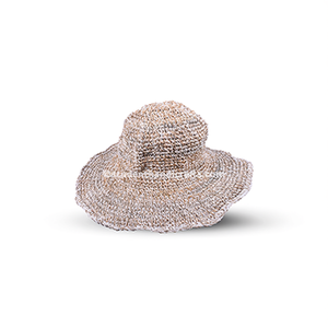Chapeau en chanvre naturel, équipement de randonnée et sac étanche - Product Image 2