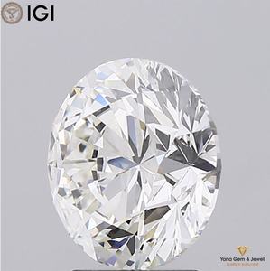 Diamante cultivado en laboratorio CVD con certificación IGI para centro de colgante personalizado, 9.30 mm, claridad VVS1, color F, 3.00 quilates, forma redonda - Product Image 6