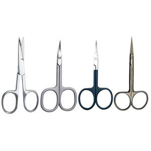 Outil de manucure et pédicure, ciseaux à ongles en acier inoxydable, lame droite, ciseaux à ongles à pointe acérée, coupe-ongles, outils de soins des ongles - Product Image 1