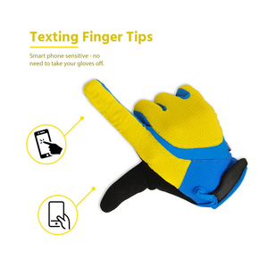 Cycling Gloves Touch Screen Sports Full Finger Cycling Gloves Best Material Riding Gloves With <b>Foam</b> <b>Padded</b> - Product Image 2